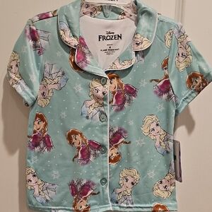Disney's Frozen 2-piece Girl's Pajama Short Set Size 4 NWT